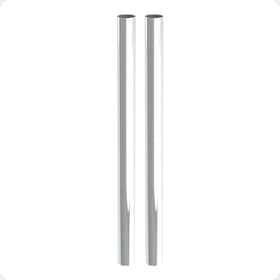 Pair of standard chrome column lengths 