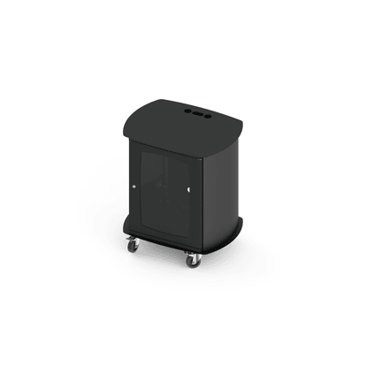 avr9 single 442mm rack depth oval media cabinet icon