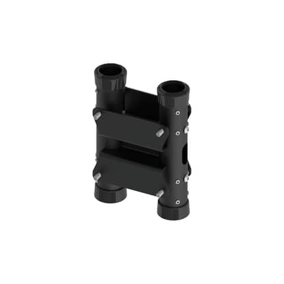 ps8a1 twin column back-to-back floor-to-ceiling Coupler (150m Centres)