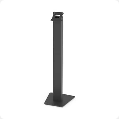 tbbd sinterflex black touch panel stand with fixed tilt