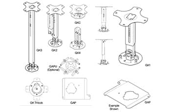 gyrolock trilok projector mount instructions