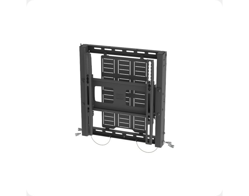 ASMW2 - Small Accession serviceable mount in a closed position, finished in Sinterflex Black