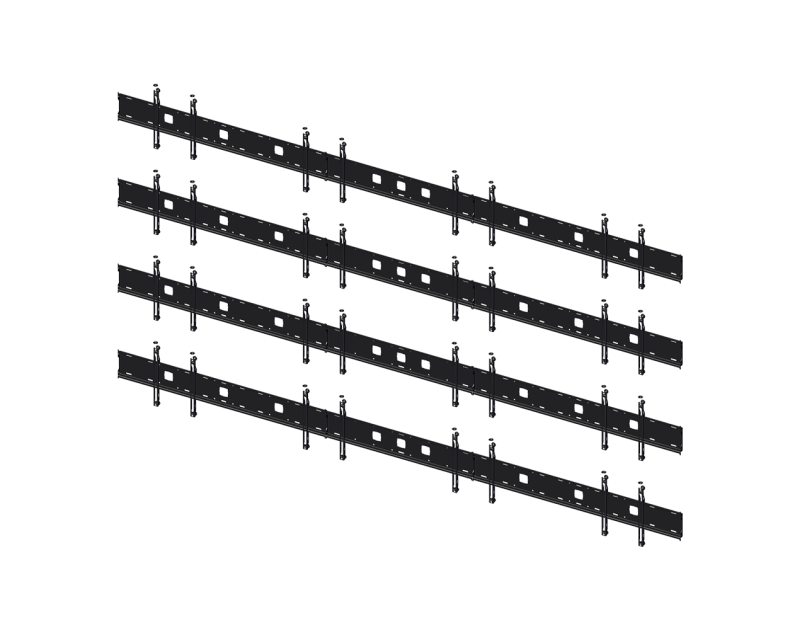 mv450-4x4-50" screenrail video wall