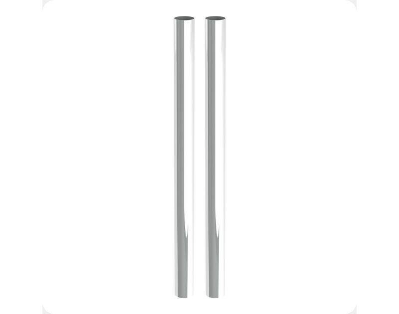 pair of chrome column lengths for Avecta stand/trolley