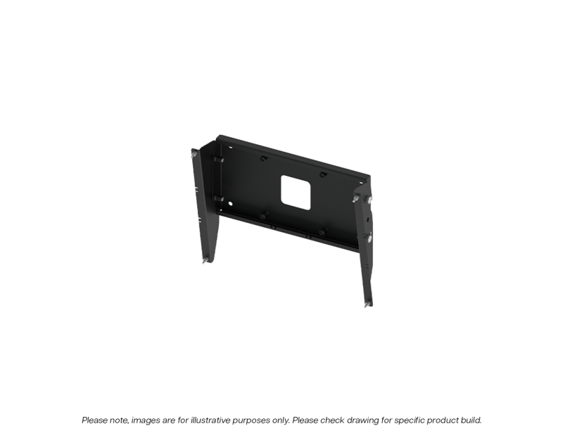 PLW1 33 - 57" dedi Tilting Landscape Wall Mount example 1 (0211)