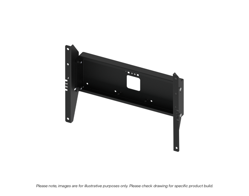 PLW2 58 - 70" Dedicated Tilting Landscape Wall Mount example 1 (0211)