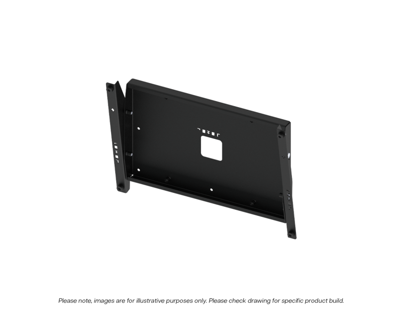 PLW3 71 - 90" dedicated Tilting Landscape Wall Mount example 1 (0211)