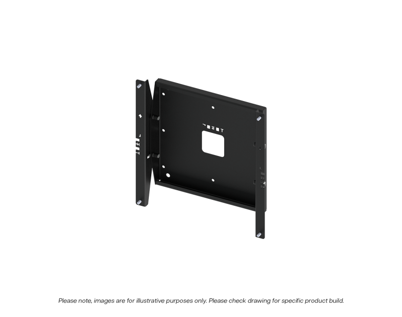 PLW4 91 - 110" dedicated Tilting Landscape Wall Mount example 1 (0211)