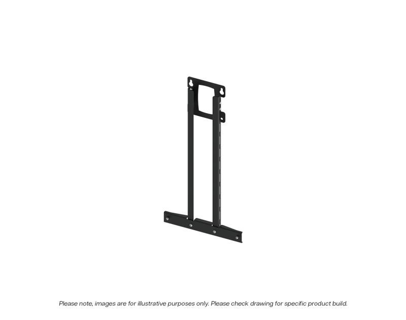 sbt1 twin screen sound bar mount up to 70" example 1