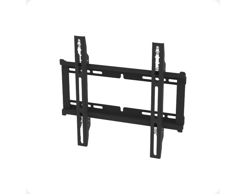 VZWX3 universal slim-line wall mount - 200x200 to 400x400 VESA in Sinterflex Black