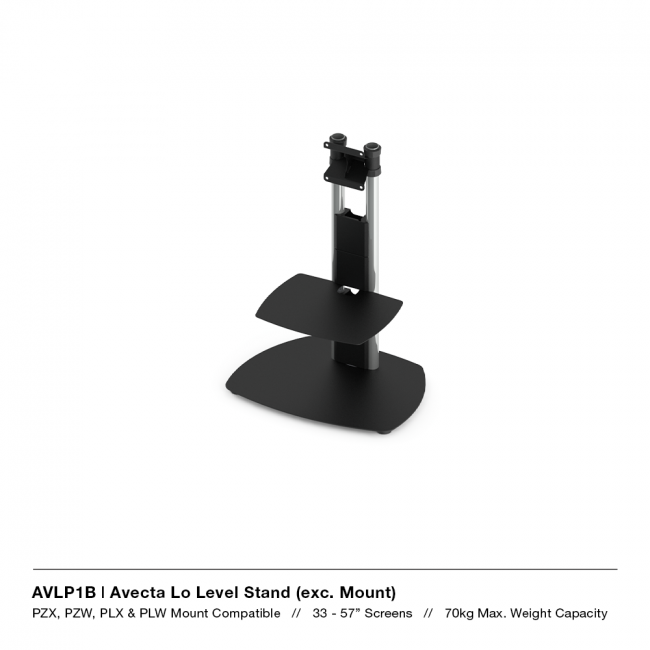 AVLP1B | Avecta Lo Level Stand Exc. Mount